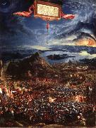 Albrecht Altdorfer Victory of Alexander over Darius,King of the Persians oil painting artist
